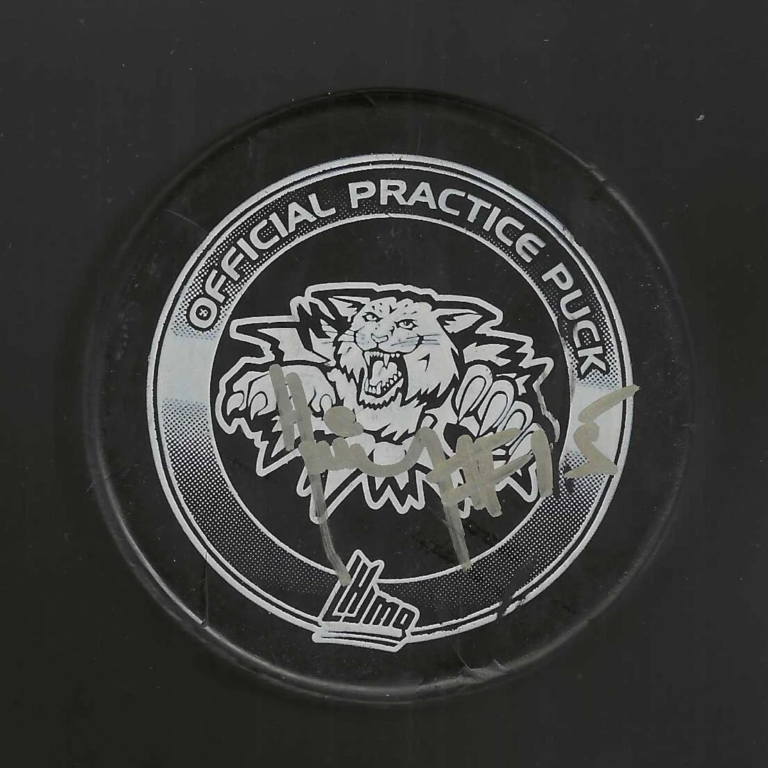 Marek Hrivik Signed Moncton Wildcats Official Game Puck