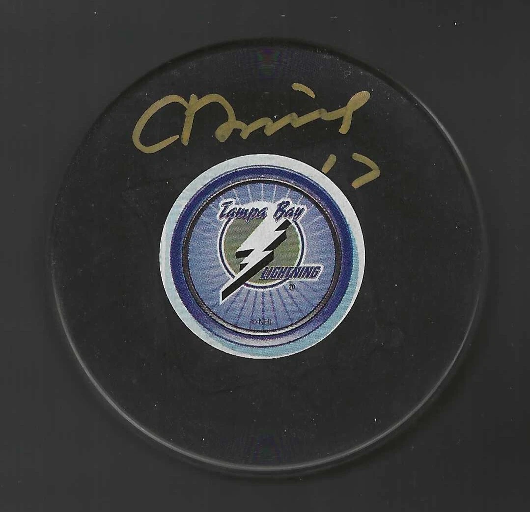 Ruslan Fedotenko Signed Tampa Bay Lightning Souvenir Puck