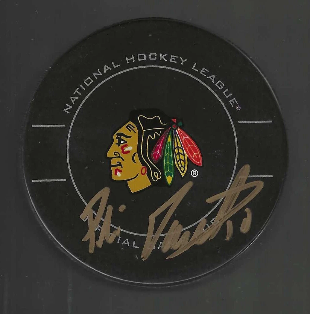 Phillip Danault Signed Chicago Blackhawks Official Game Puck