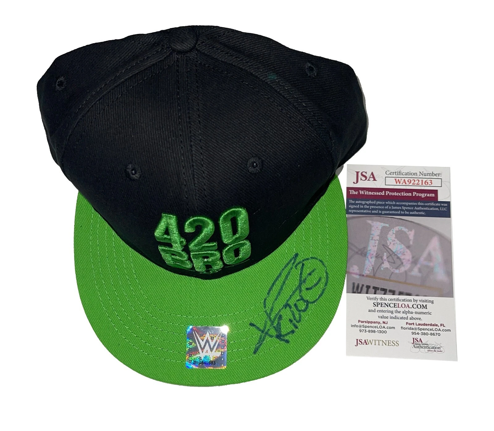 Matt Riddle Signed WWE Raw 420 Bro Snapback Hat JSA COA NXT SmackDown RK UFC
