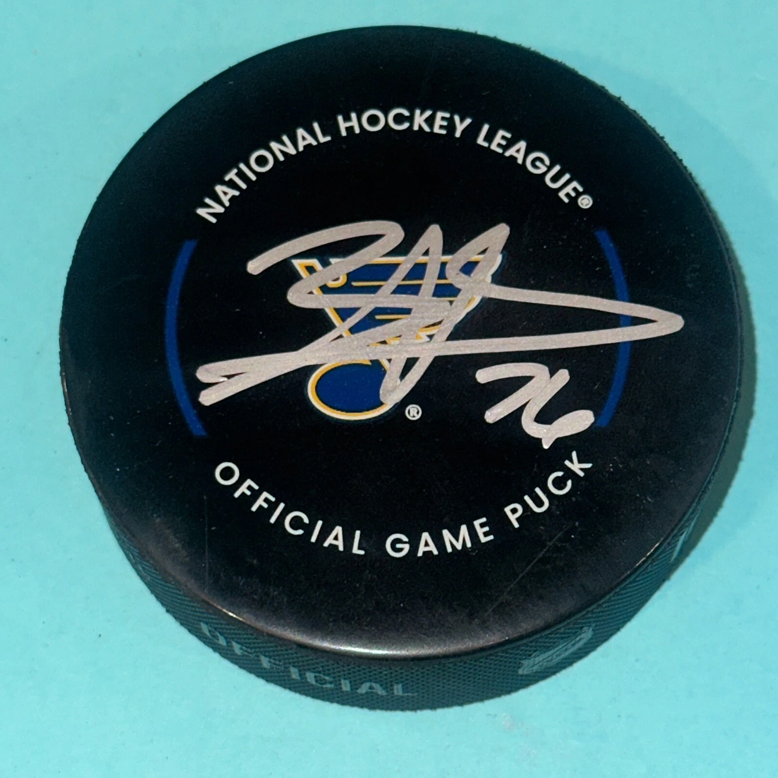 ZACK BOLDUC SIGNED ST. LOUIS BLUES OFFICIAL GAME PUCK BECKETT (BAS) COLLECTIBLE MEMORABILIA