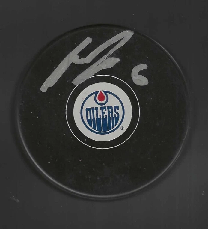 Jesse Joensuu Signed Edmonton Oilers Puck