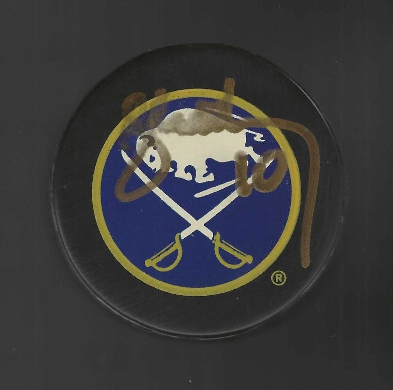 Brad May Signed Buffalo Sabres Official Game Puck