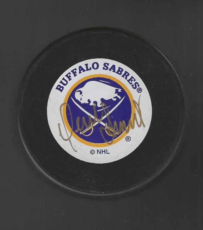 Derek Smith Signed Buffalo Sabres Trench Puck