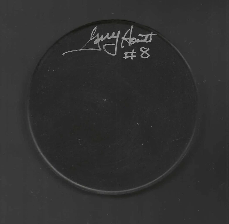 Garry Howatt Signed Blank Puck New York Islanders Hartford Whalers Devils