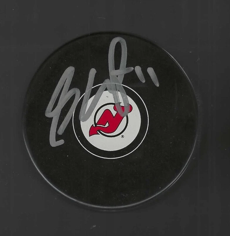 Stephen Gionta Signed New Jersey Devils Puck