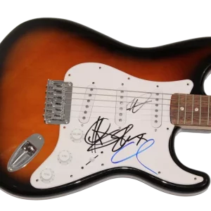5 SECONDS OF SUMMER 5SOS SIGNED AUTOGRAPH FENDER ELECTRIC GUITAR RARE! JSA COA