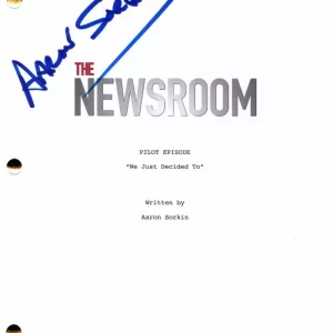 AARON SORKIN SIGNED AUTOGRAPH THE NEWSROOM FULL PILOT SCRIPT - RARE! W/ JSA COA
