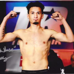 ADAM BLU NOSE LOPEZ SIGNED AUTOGRAPH 8x10 PHOTO PICTURE COA BOXING BOXER