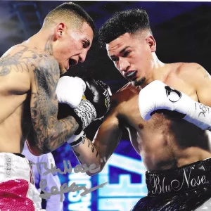 ADAM BLU NOSE LOPEZ SIGNED AUTOGRAPH 8x10 PHOTO PICTURE COA BOXING BOXER
