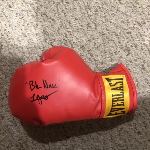 ADAM BLU NOSE LOPEZ SIGNED AUTOGRAPH EVERLAST BOXING GLOVE COA