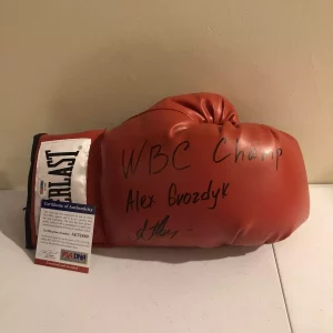 ALEX GVOZDYK SIGNED AUTOGRAPH EVERLAST BOXING GLOVE PSA DNA COA WBC CHAMP