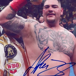 Andy Ruiz Signed Autographed 8x10 Photo Mexico Boxing Champion Beckett BAS COA
