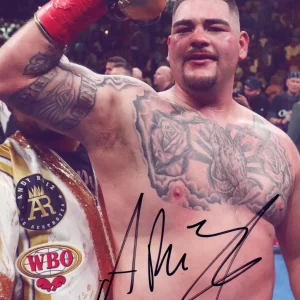 Andy Ruiz Signed Autographed 8x10 Photo Mexico Boxing Champion Beckett BAS COA