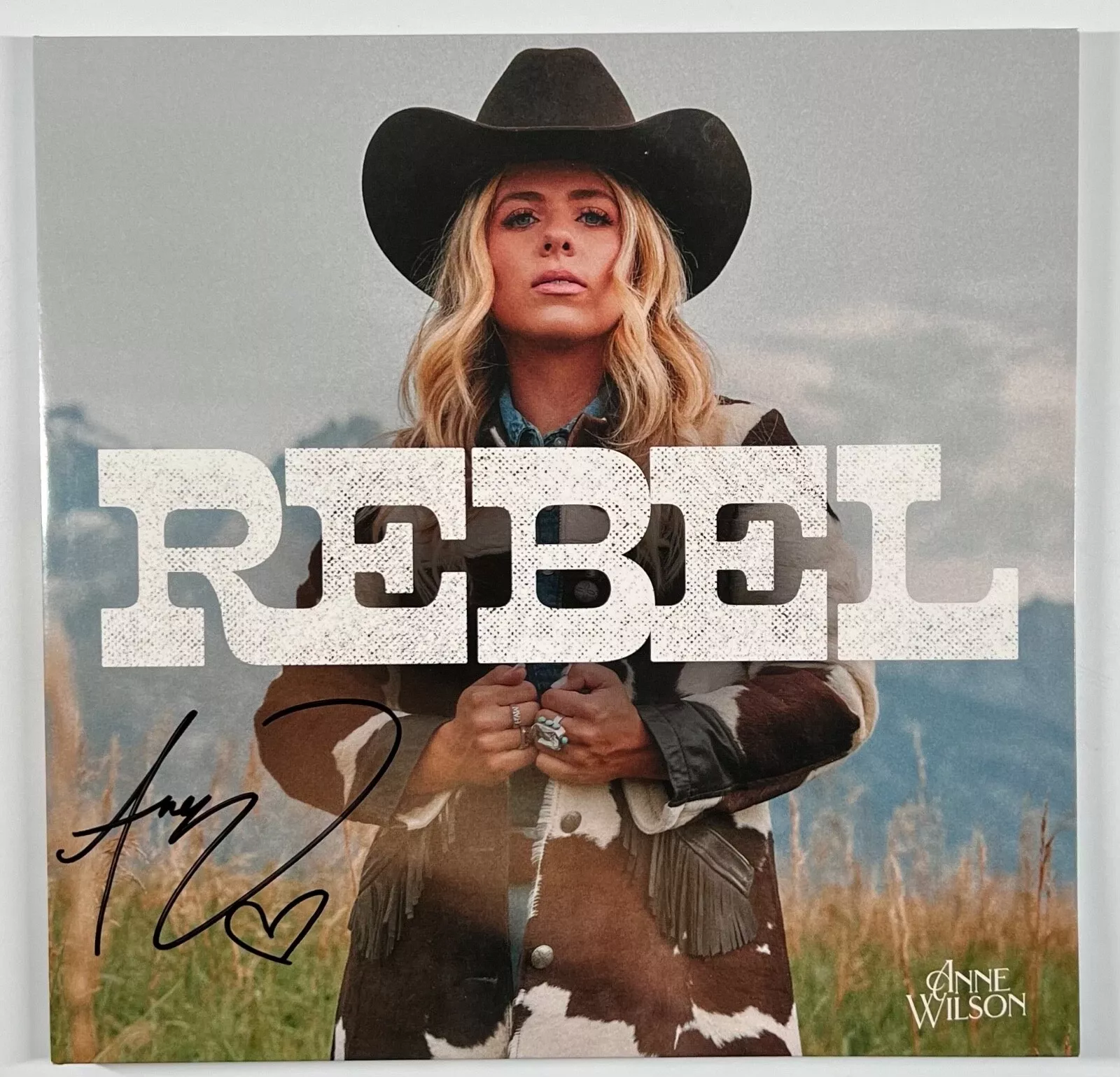 Anne Wilson JSA Signed Autograph Record Vinyl Rebel