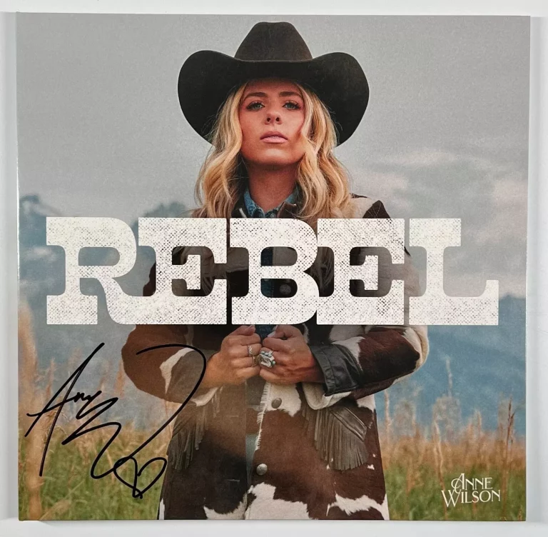ANNE WILSON JSA SIGNED AUTOGRAPH RECORD VINYL REBEL COLLECTIBLE MEMORABILIA