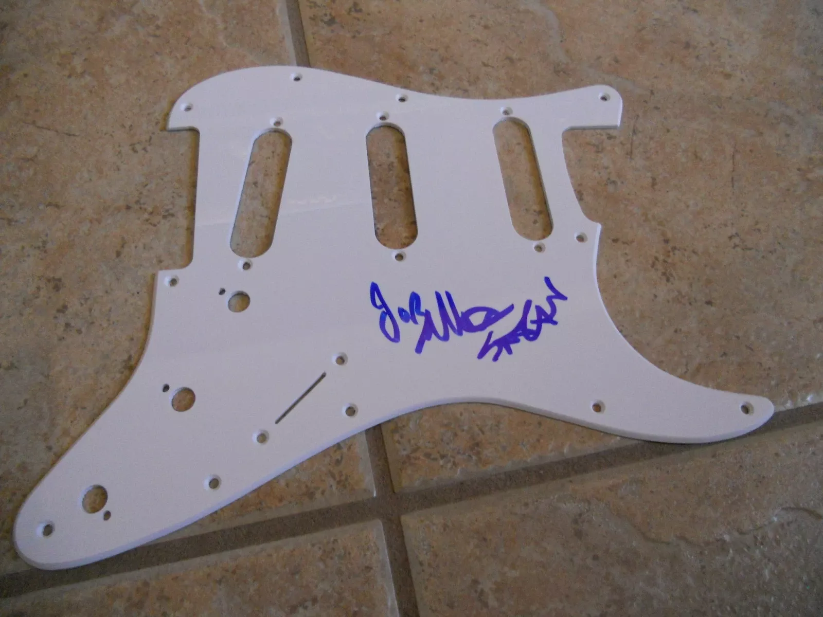 Anthrax Scott & Jeoy Signed Autographed Guitar Pickgurad PSA Guaranteed