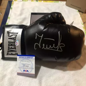 BAKHODIR JALOLOV SIGNED AUTOGRAPH BOXING GLOVE PSA COA OLYMPIC CHAMPION GOLD