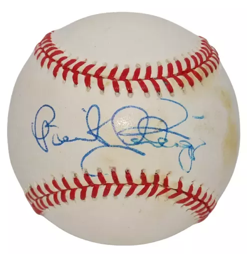 BENITO SANTIAGO signed NL baseball (SAN DIEGO PADRES) Cubs Marlins Reds W/COA