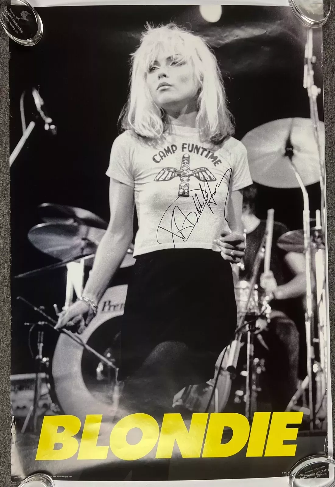Blondie Deborah Harry JSA Signed Autograph Signed Poster