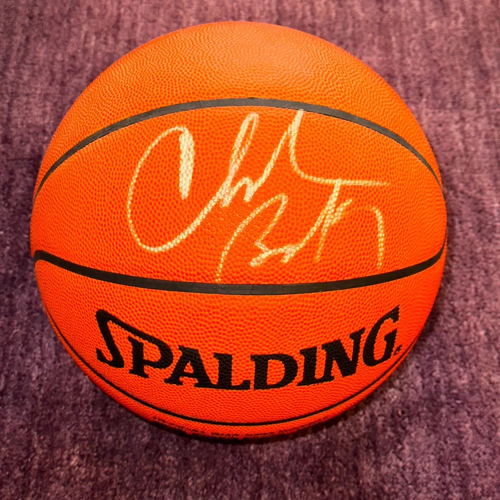 CHARLES BARKLEY (76ers) Signed Spalding BASKETBALL Beckett Auth (BAS)