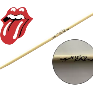 CHARLIE WATTS SIGNED AUTOGRAPH DRUMSTICK - THE ROLLING STONES TATTOO YOU W/ JSA
