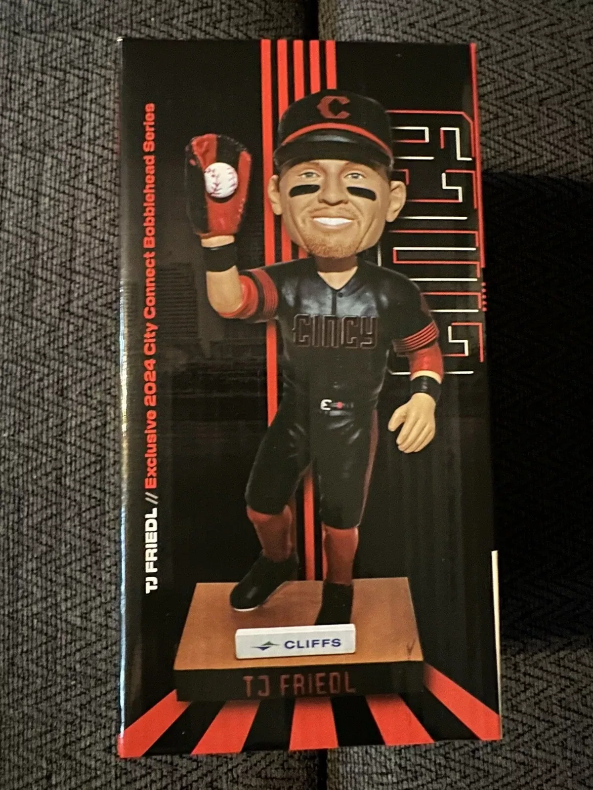 CINCINNATI REDS TJ Friedl City Connect Bobblehead NIB SGA 2024