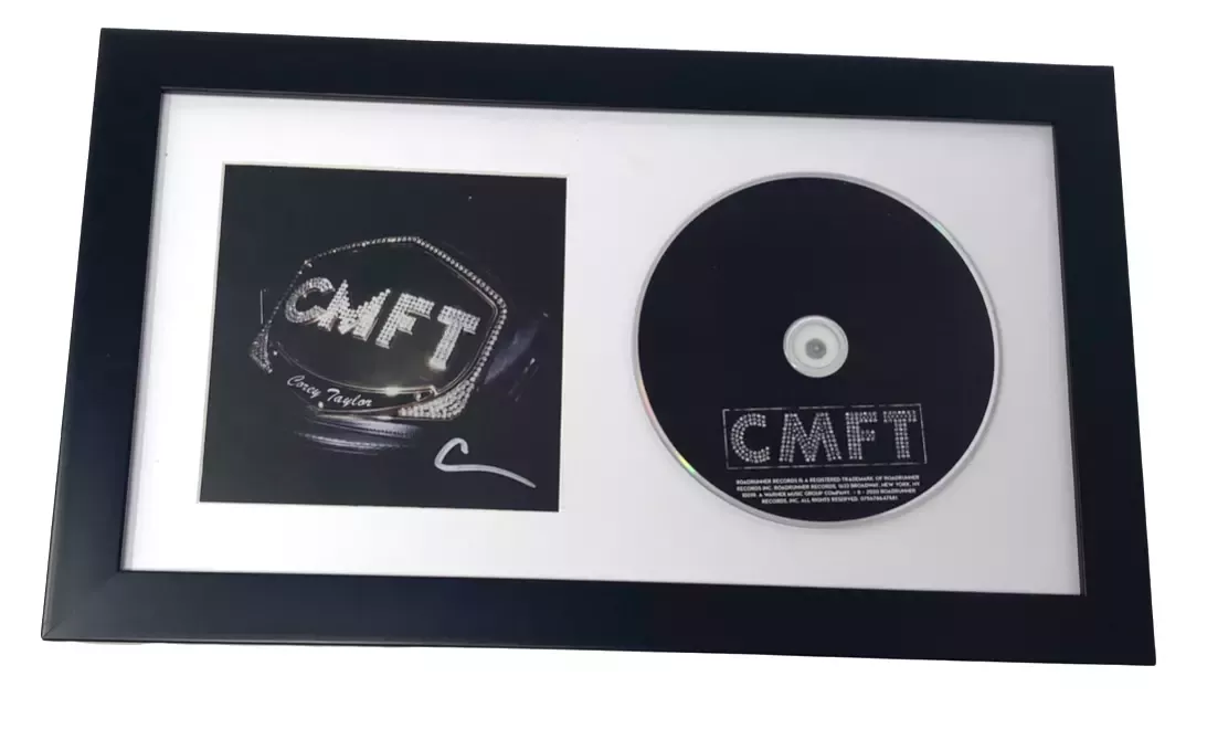 Corey Taylor Signed Autographed CMFT Framed CD Matted Display Slipknot ACOA COA