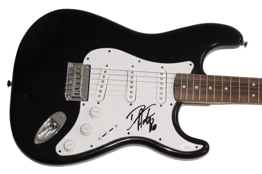 Dave Amato REO Speedwagon Signed Autograph Fender Electric Guitar - JSA COA