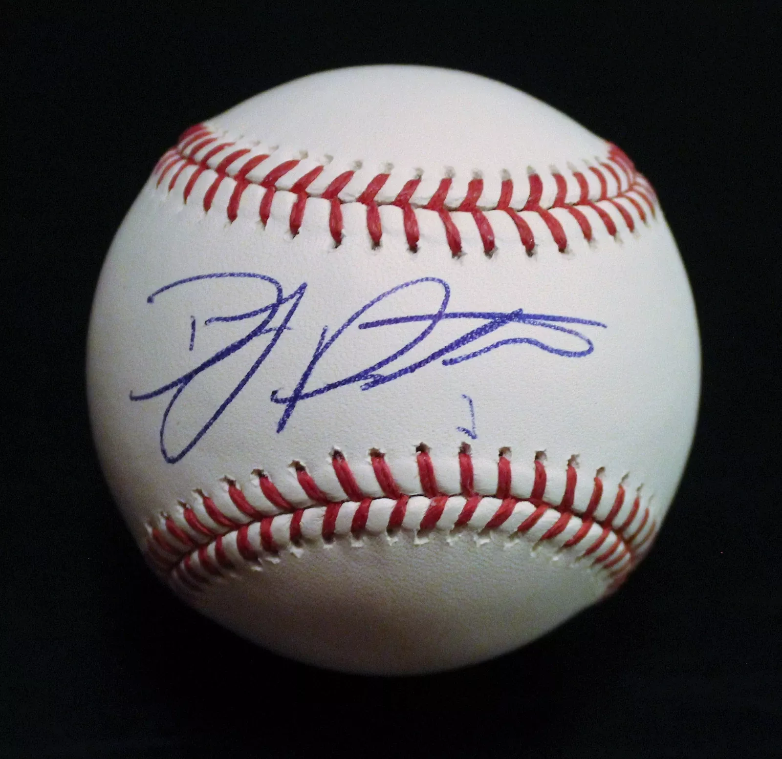 DJ Peters Signed Official Major League Baseball w/Beckett COA Dodgers V77781 Collectible Memorabilia