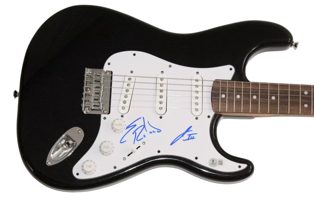 Ed Roland & Jesse Triplett III Signed Autograph Fender Electric Guitar Beckett