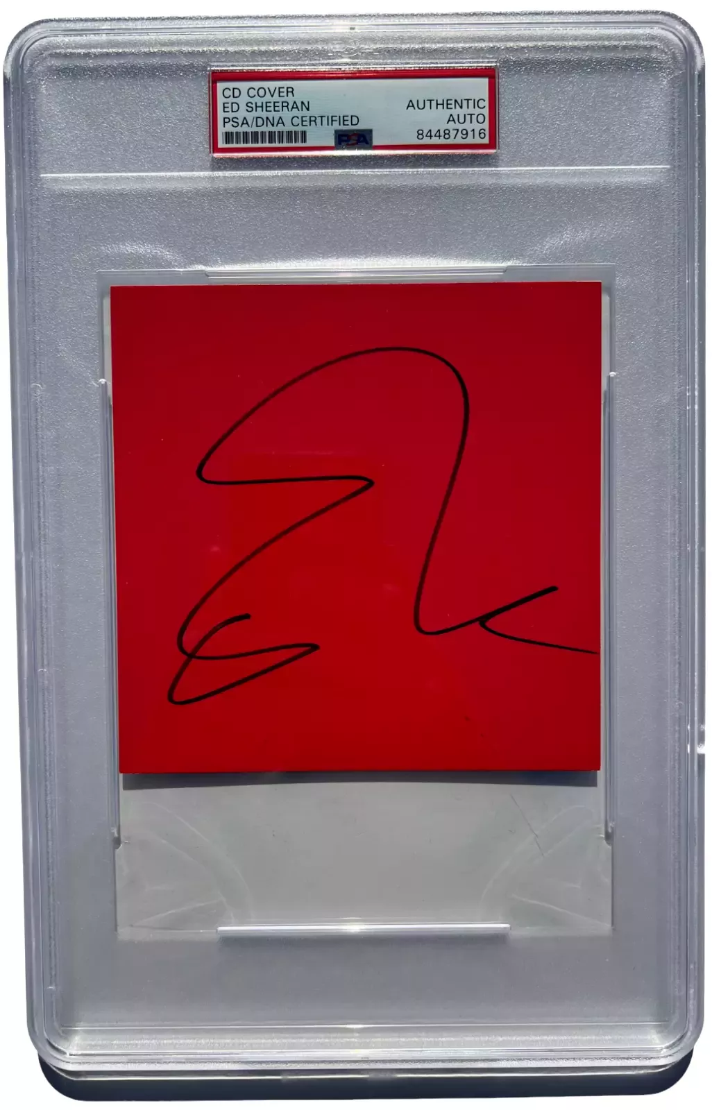 ED SHEERAN SIGNED AUTOGRAPHED EQUALS CD COVER ALBUM ART CARD PSA/DNA