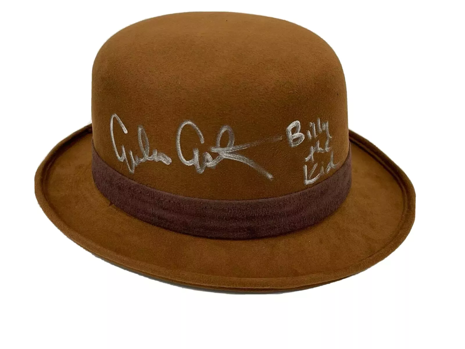 EMILIO ESTEVEZ SIGNED YOUNG GUNS HAT BILLY THE KID AUTOGRAPH INSCRIPT BECKETT 7