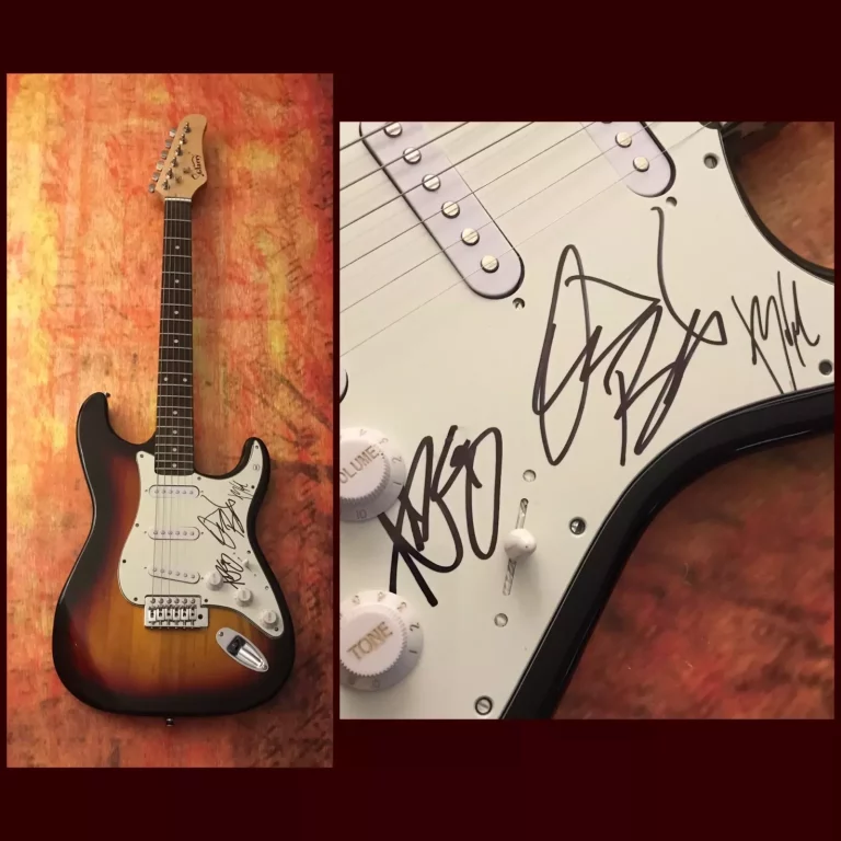 GFA DUSTIN BATES X3 VESSELS * STARSET * BAND SIGNED ELECTRIC GUITAR PROOF S5 COA
 COLLECTIBLE MEMORABILIA