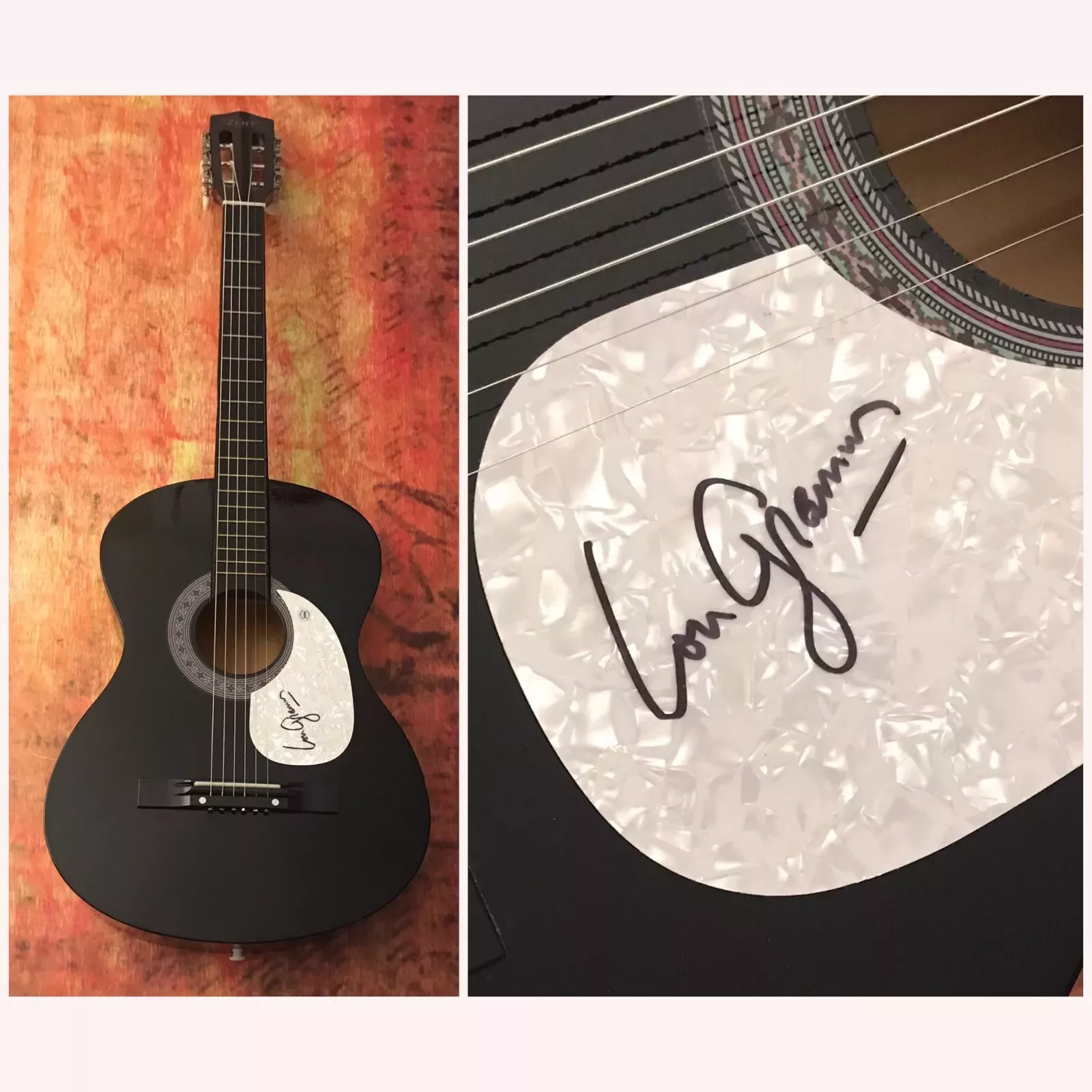 GFA Foreigner Band Ready or Not * LOU GRAMM * Signed Acoustic Guitar L4 COA
