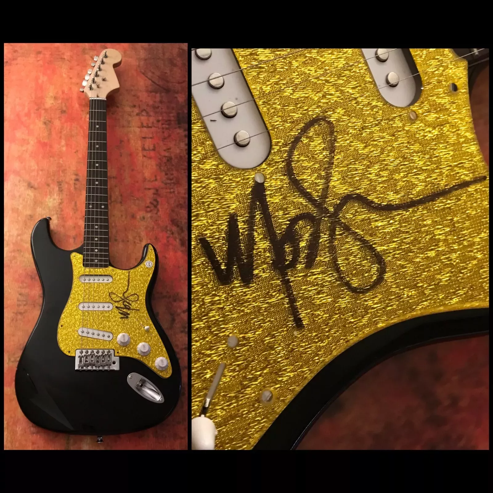 GFA Internet Killed the Rockstar * MOD SUN * Signed Electric Guitar PROOF M2 COA