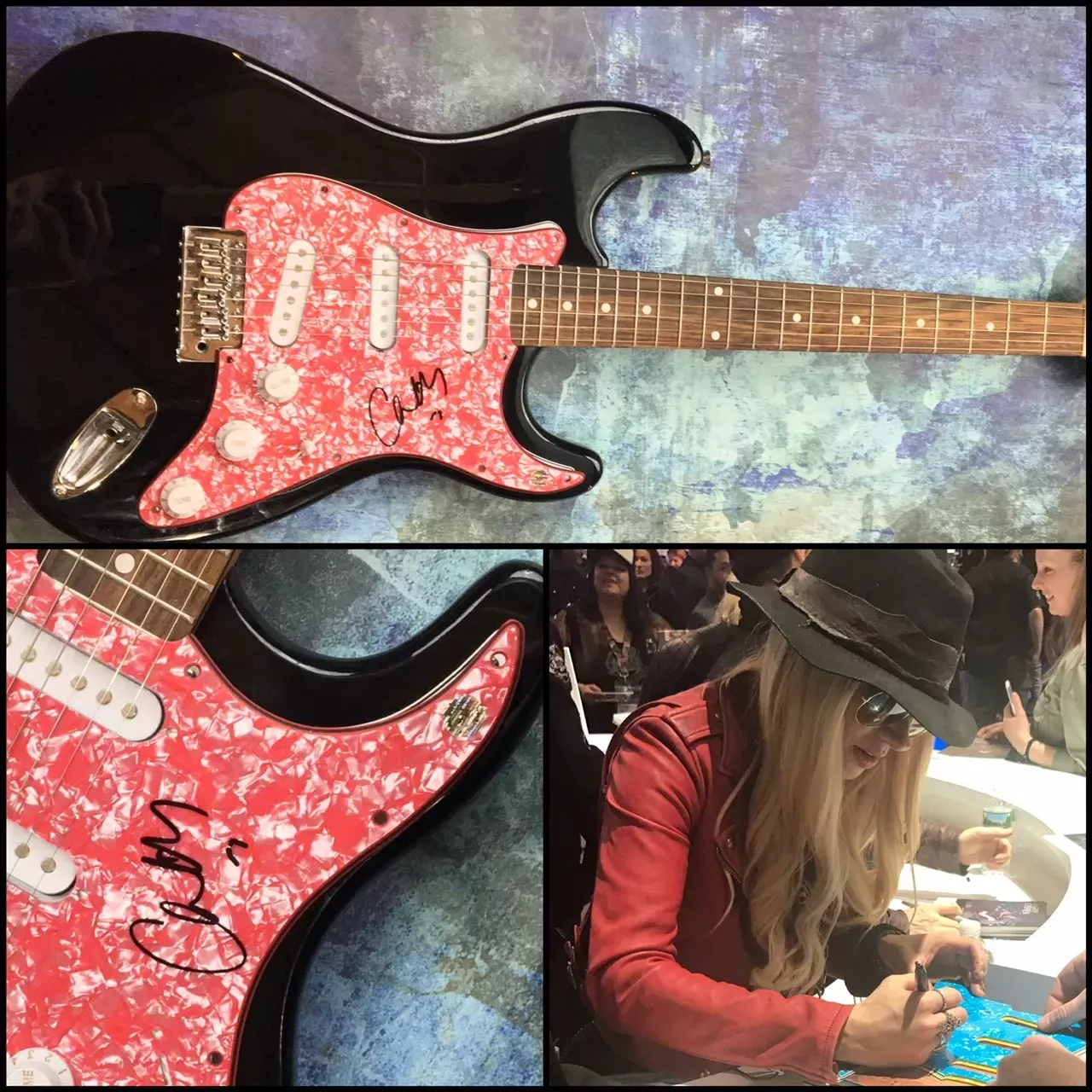 GFA Sexy Rock Guitarist * ORIANTHI * Signed Electric Guitar PROOF AD1 COA
