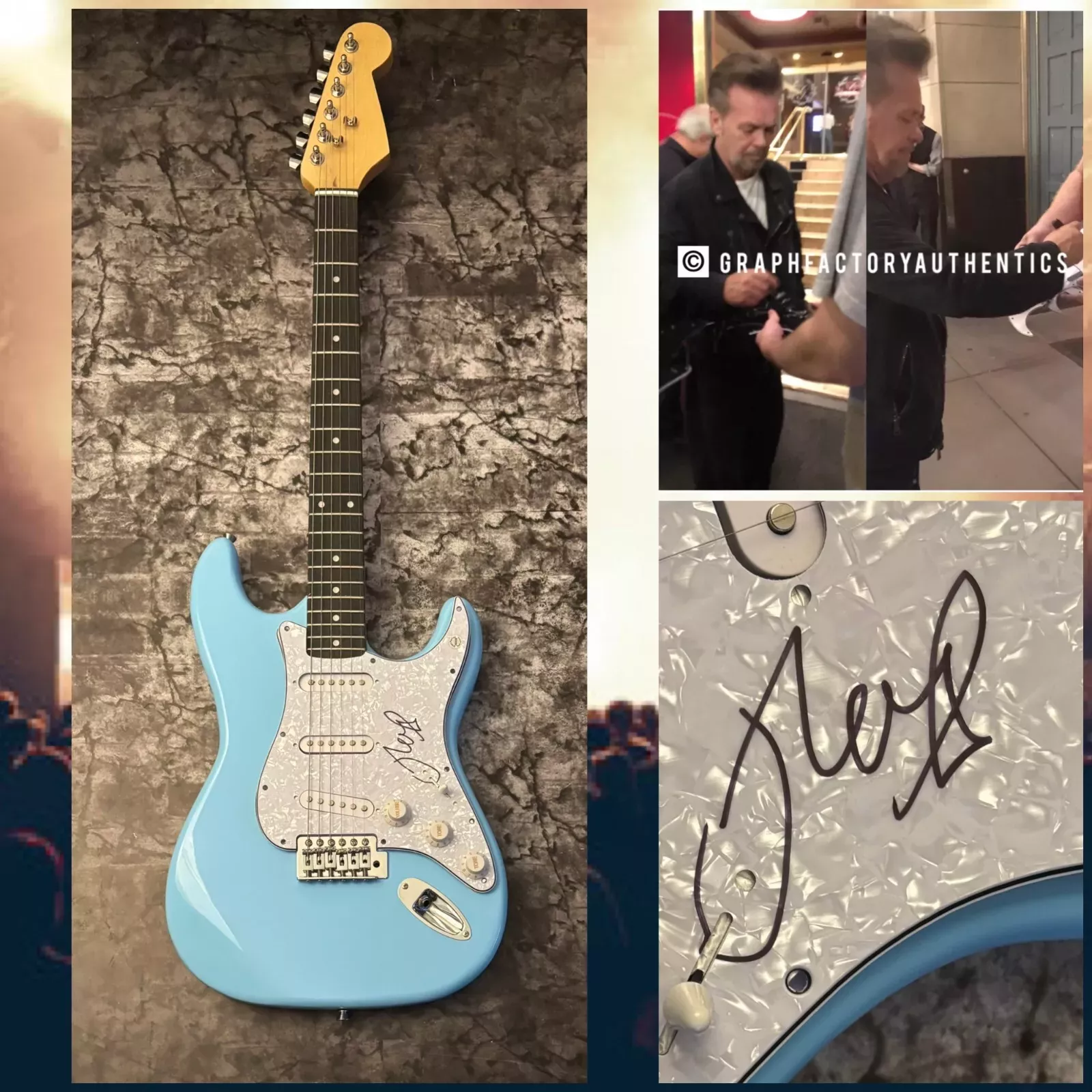 GFA Small Town * JOHN COUGAR MELLENCAMP * Signed Electric Guitar PROOF J7 COA