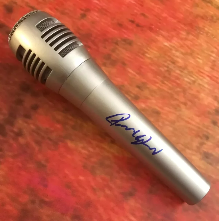 GFA STATE OF THE HEART * PATRICK DRONEY * SIGNED MICROPHONE PROOF P3 COA COLLECTIBLE MEMORABILIA