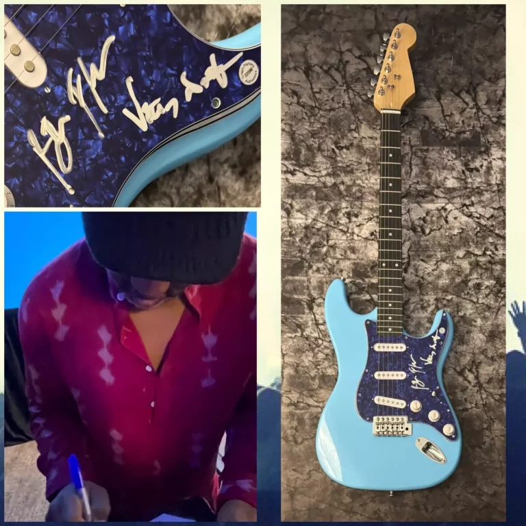 GFA VICTOR WOOTEN * BELA FLECK AND THE FLECKTONES * SIGNED ELECTRIC GUITAR COA COLLECTIBLE MEMORABILIA