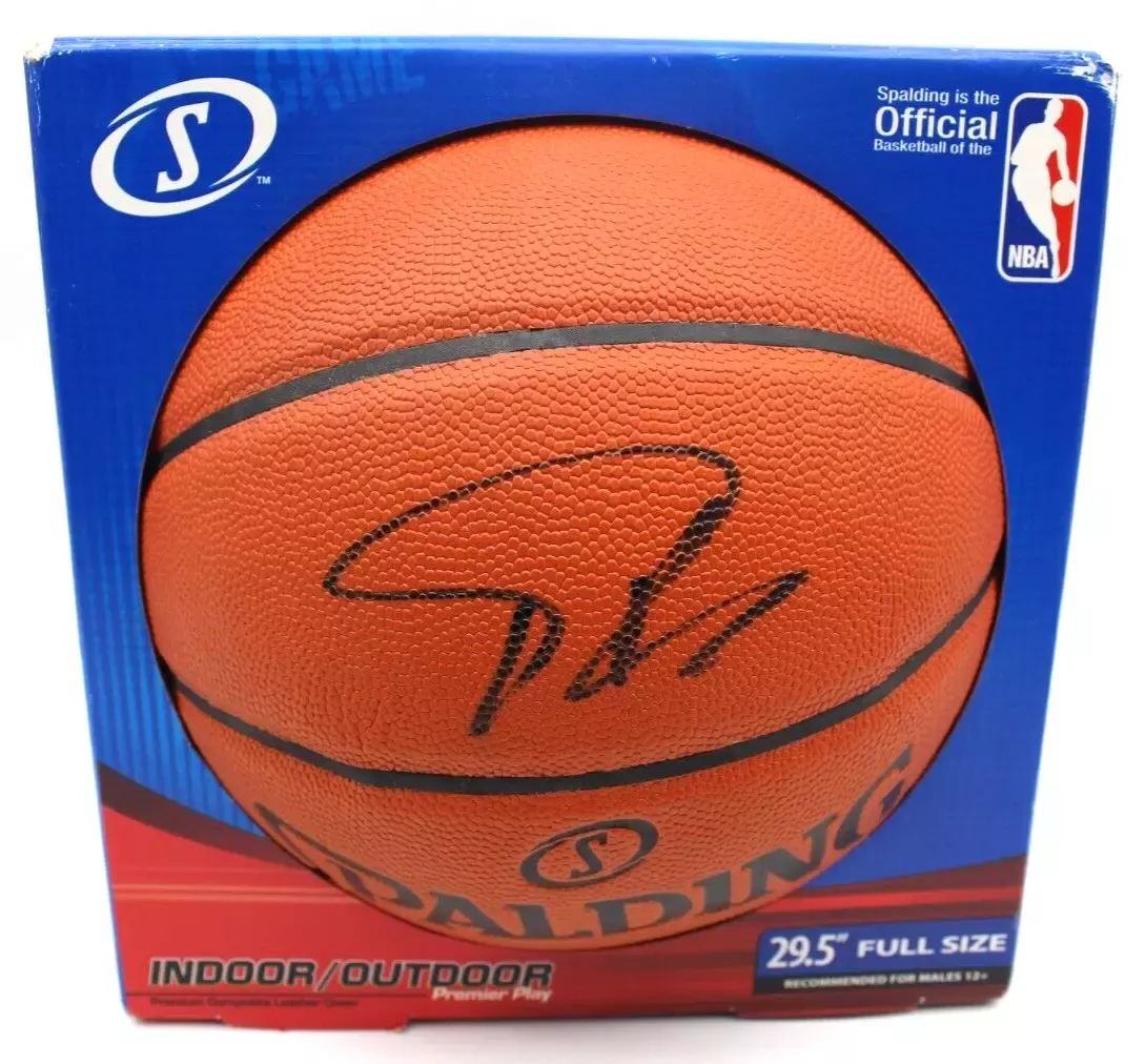 Giannis Antetokounmpo Signed Bucks Spalding Basketball w/JSA COA SD07381 Debut
