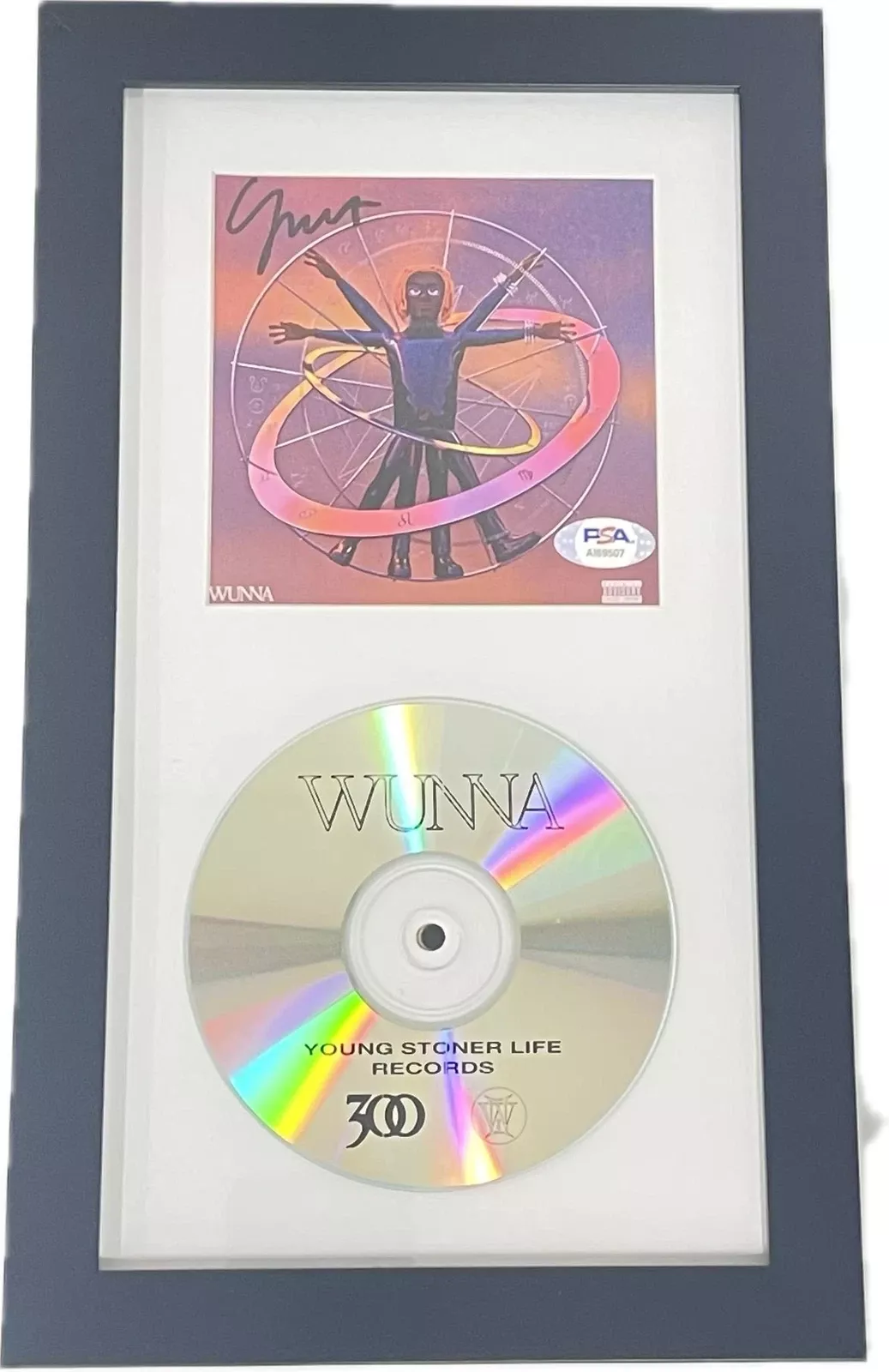 Gunna Signed Framed CD Cover PSA/DNA Wunna Autographed