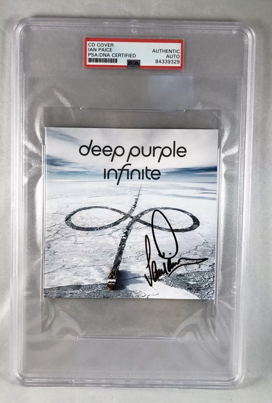 Ian Paice Signed CD Cover Deep Purple PSA/DNA COA