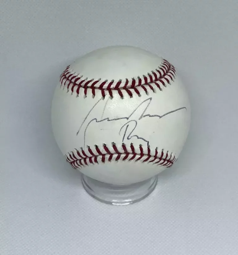 JAMES GANDOLFINI SIGNED AUTOGRAPH OFFICIAL MAJOR LEAGUE BASEBALL – SOPRANOS PSA  COLLECTIBLE MEMORABILIA