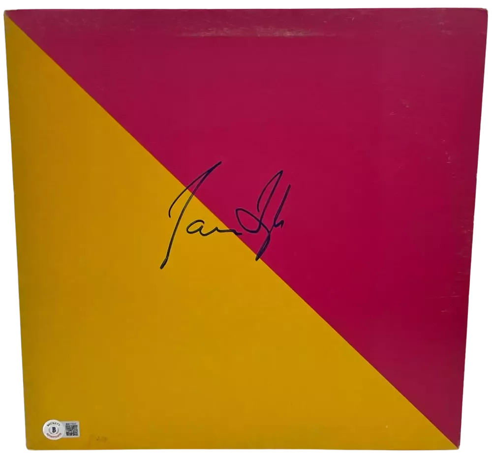 JAMES TAYLOR SIGNED FLAG VINYL ALBUM LP AUTHENTIC AUTOGRAPH BECKETT COA
