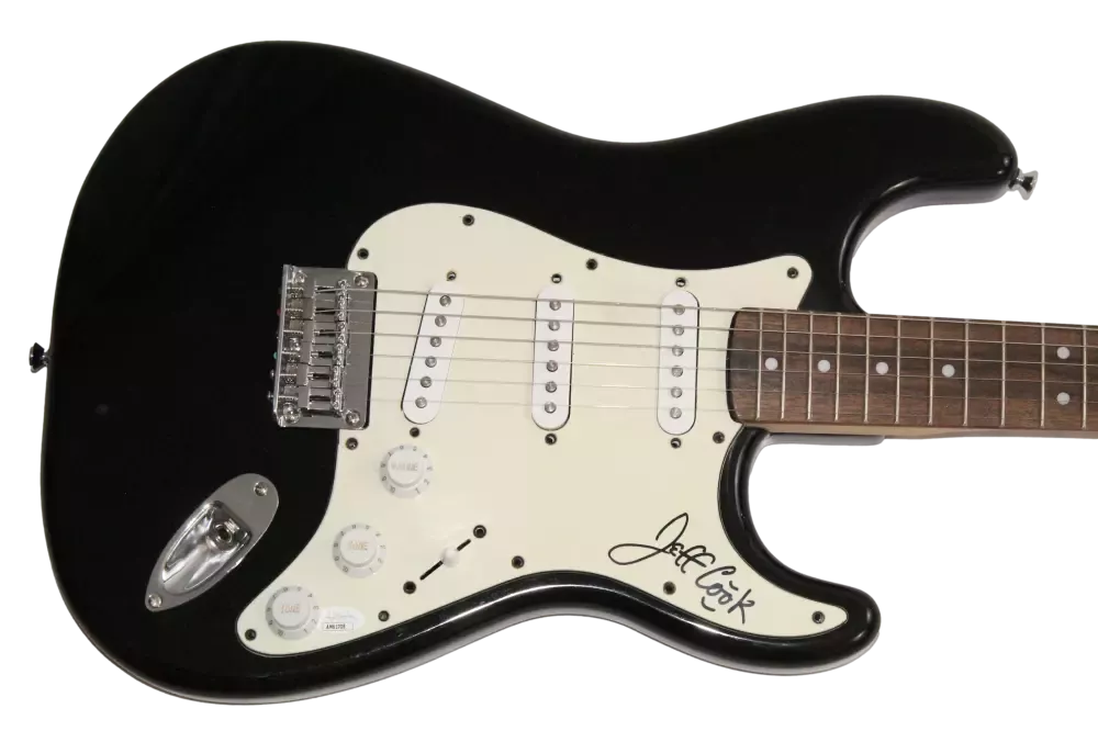 Jeff Cook Alabama Signed Autograph Fender Stratocaster Electric Guitar - JSA COA