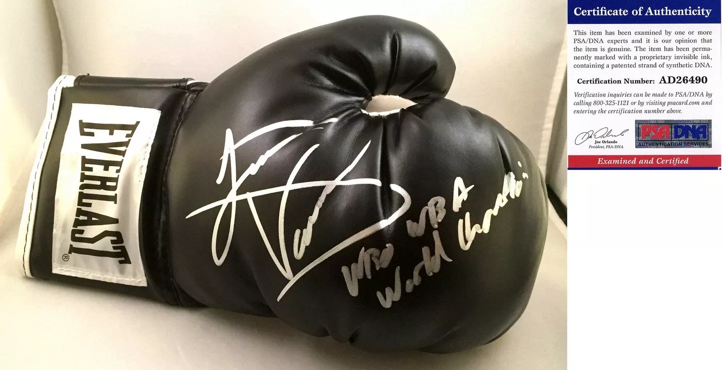 Jessie Vargas Signed Everlast Boxing Glove WBO WBA World Champion PSA/DNA Authen