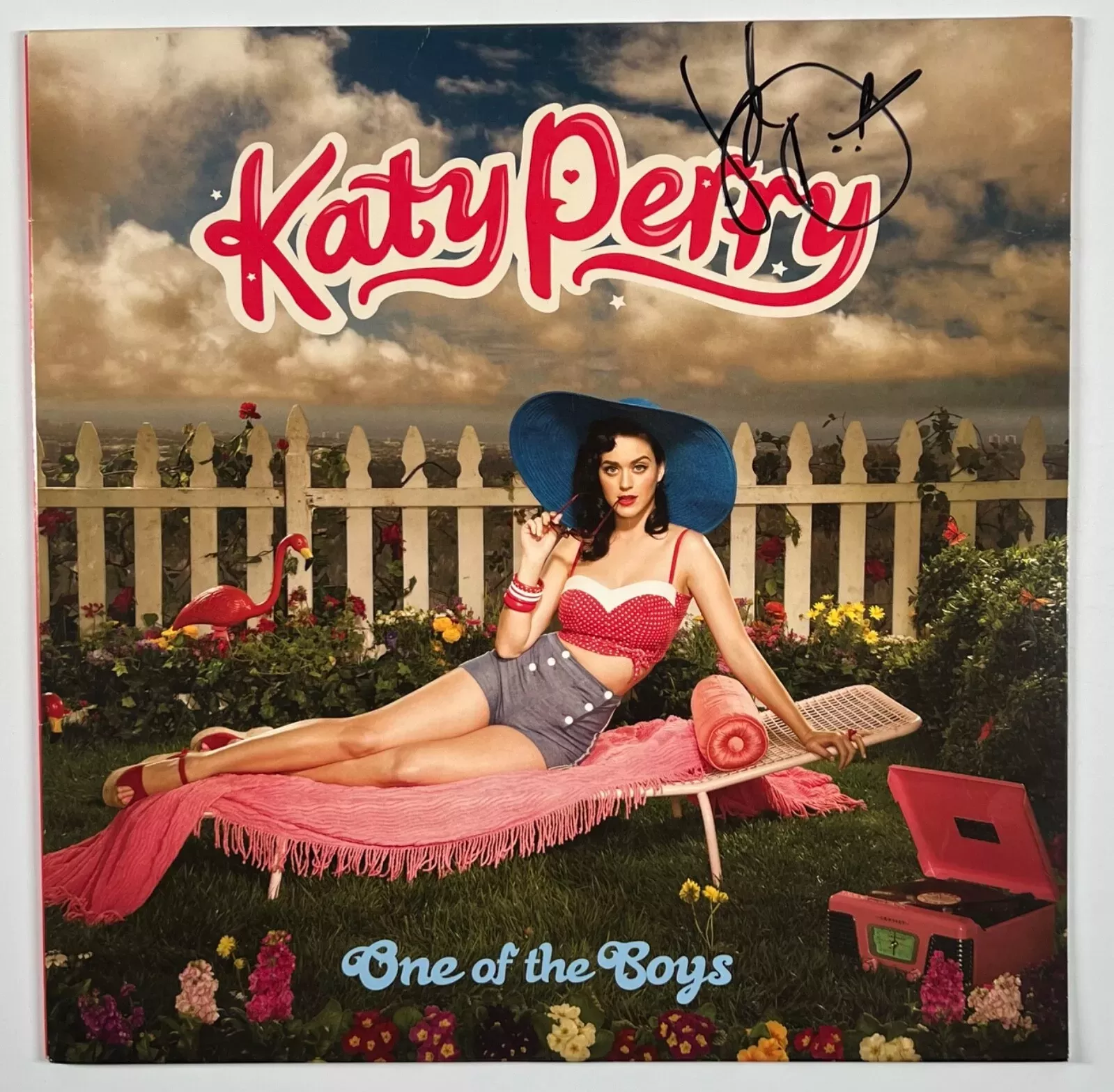 Katy Perry JSA Signed Autograph Album Vinyl Record One Of The Boys