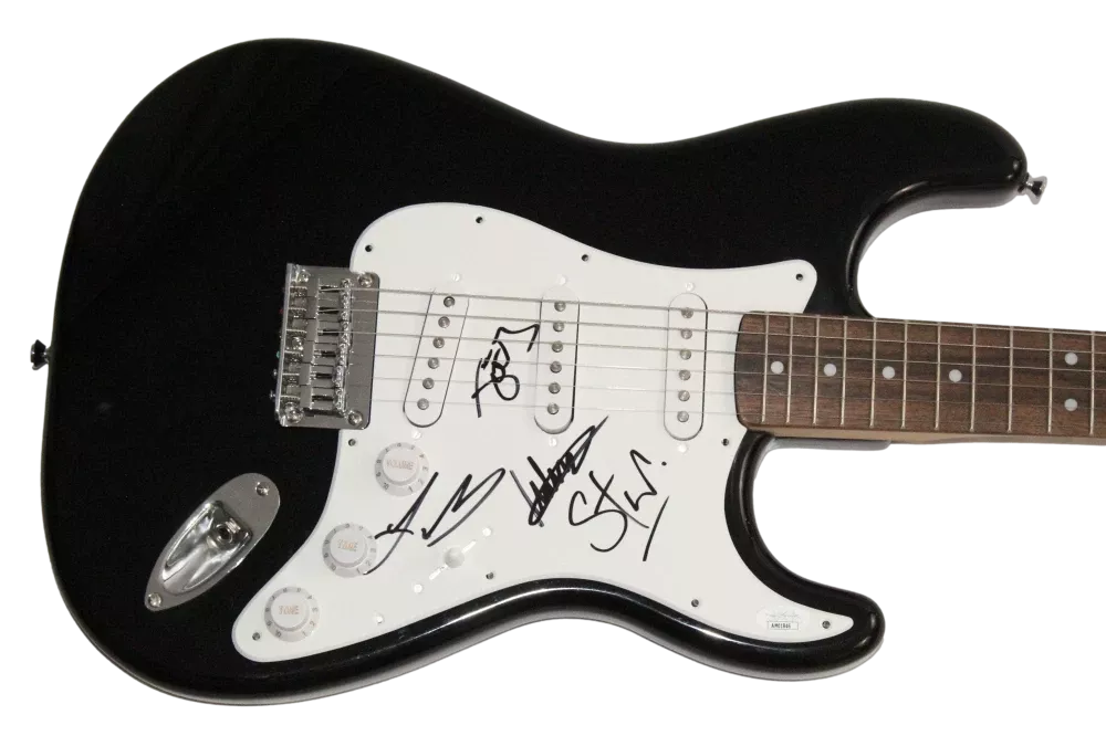King Gizzard & the Lizard Wizard Band Signed Autograph Fender Guitar w/ JSA COA