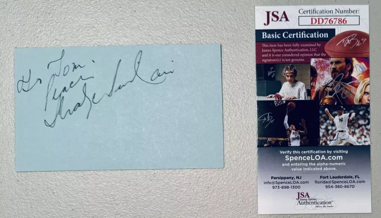 MADGE SINCLAIR SIGNED AUTOGRAPHED 3×5 CARD JSA CERT COMING TO AMERICA COLLECTIBLE MEMORABILIA